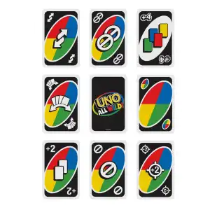 Cartas UNO All Wild Negra miniatura 2